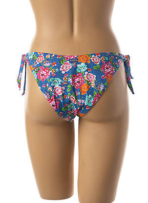 Chiloți de baie reversibil bikini albastru BANANA MOON femeie