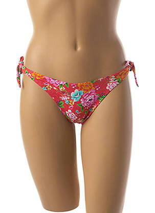 Chiloți de baie reversibil bikini roșu BANANA MOON femeie