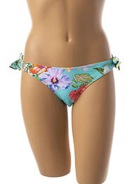 Chiloți de baie imprimeu floral bikini albastru PHAX femeie