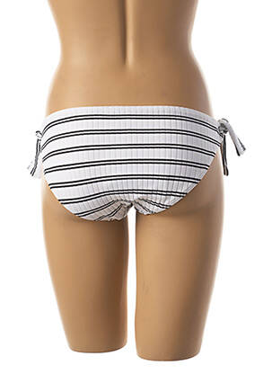 Chiloți de baie închidere cu legături de legat bikini alb SEAFOLLY femeie