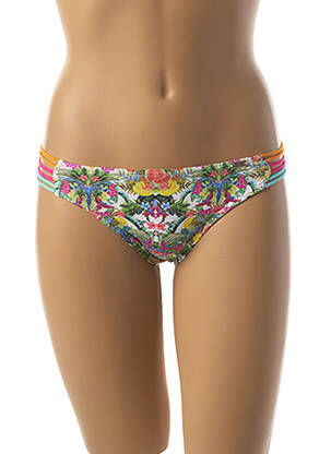 Chiloți de baie imprimeu tie and dye bikini portocalie BANANA MOON femeie