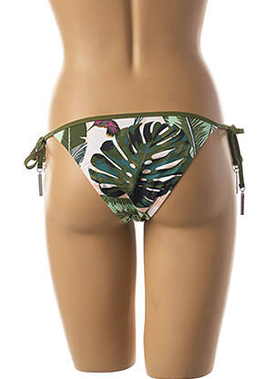 Chiloți de baie imprimeu tie and dye bikini verde SEAFOLLY femeie