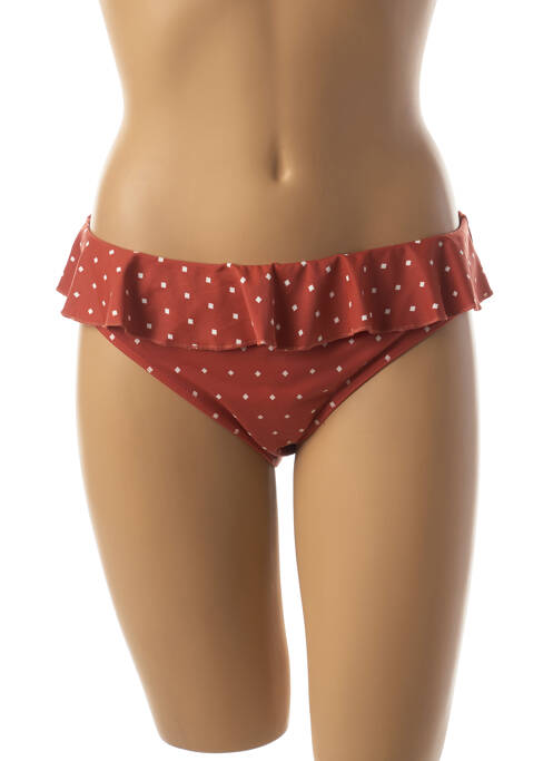 Chiloți de baie maro FREYA femeie