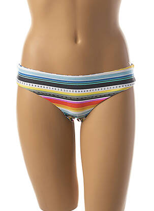 Chiloți de baie țesătură satinată chiloți albastru RIP CURL femeie