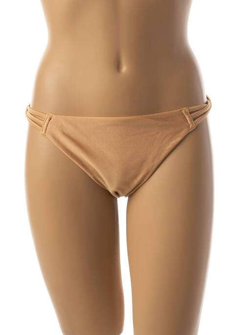 Chiloți de baie bej MON PETIT BIKINI femeie