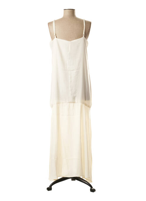 Rochie lungă bej ELLI WHITE femeie