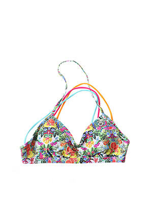 Sutien de costum de baie elasticitate sutien cu susținere înaltă și burete detașabil verde BANANA MOON femme