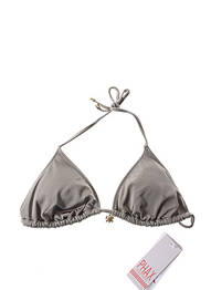 Sutien de costum de baie elasticitate sutien cu susținere înaltă și burete detașabil gri PHAX femme