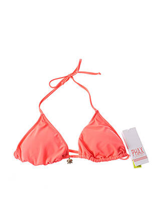 Sutien de costum de baie elasticitate sutien cu susținere înaltă și burete detașabil roz PHAX femeie