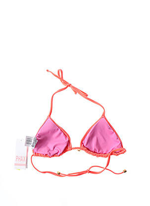 Sutien de costum de baie elasticitate sutien cu susținere înaltă și burete detașabil roz PHAX femeie