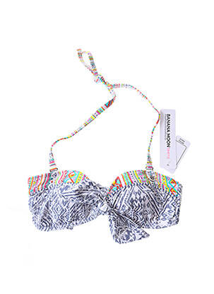 Sutien de costum de baie elasticitate top sutien modelat albastru BANANA MOON femme