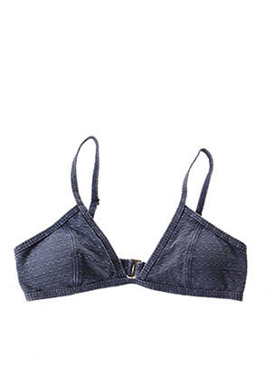Sutien de costum de baie elasticitate sutien cu susținere înaltă și burete detașabil albastru RIP CURL femeie