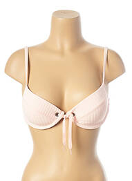 Sutien de costum de baie elasticitate top sutien push-up roz SEAFOLLY femme
