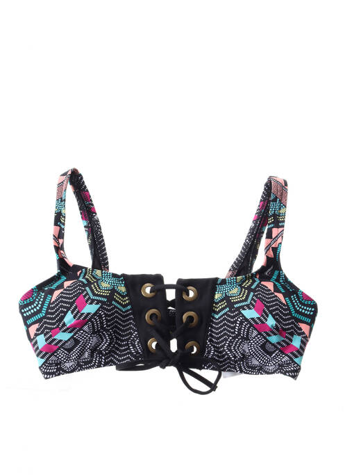 Sutien de costum de baie negru RIP CURL femeie