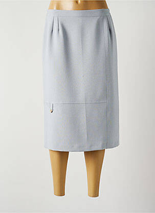 Fustă midi albastru GEVANA femeie