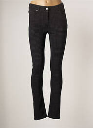 Blugi cu croială slim broderie cu nituri mărime normală negru LAUREN VIDAL femme