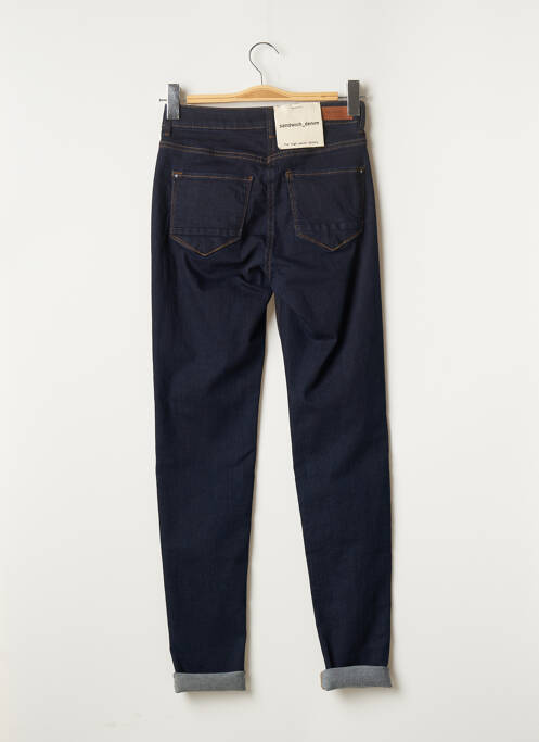 Blugi cu croială slim albastru SANDWICH femeie