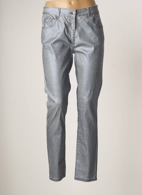 Blugi cu croială slim albastru LAUREN VIDAL femeie