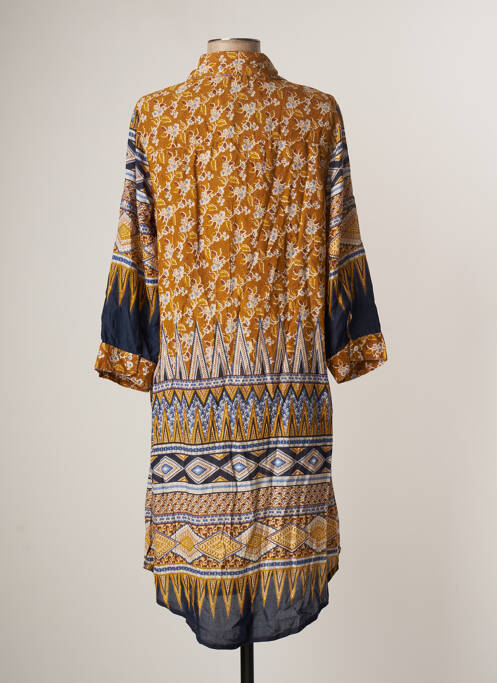 Rochie midi maro ICONIQUE femeie