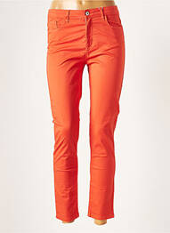 Pantalon 7/8 elasticitate mărime normală portocaliu FRED SABATIER femme