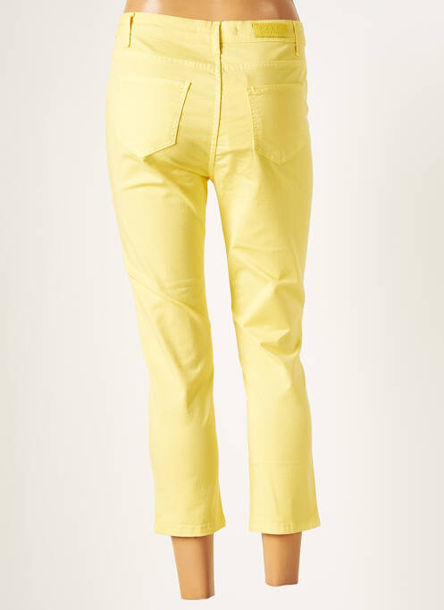 Pantalon trei sferturi galben FRED SABATIER femeie