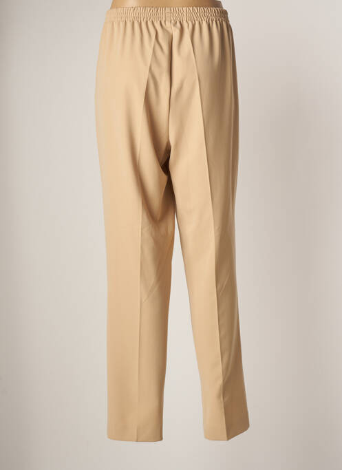Pantalon drept bej ADELINA BY SCHEITER femeie