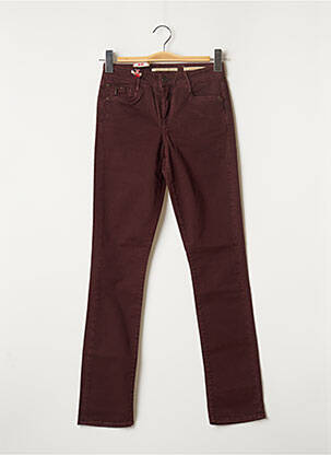 Pantalon slim talie înaltă talie înaltă roșu LEE COOPER femeie