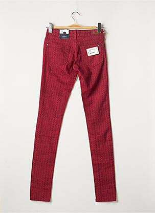 Pantalon slim talie joasă talie joasă roșu TOMMY HILFIGER femeie