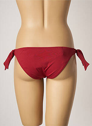 Chiloți de baie efect material satinat bikini roșu LA PERLA femeie