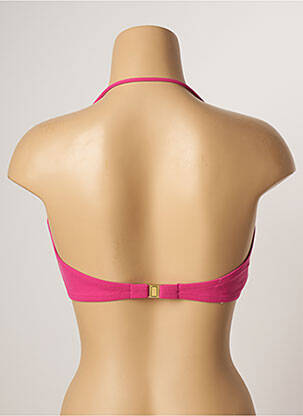 Sutien de costum de baie elasticitate sutien balconet cu decolteu înalt roz LA PERLA femeie