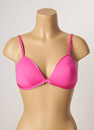 Sutien de costum de baie elasticitate top triunghiuri roz LA PERLA femeie