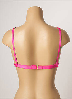 Sutien de costum de baie elasticitate top triunghiuri roz LA PERLA femeie