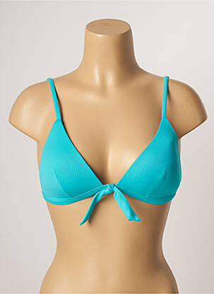 Sutien de costum de baie elasticitate top triunghiuri albastru LA PERLA femeie