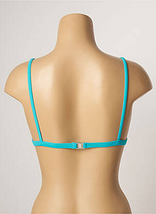 Sutien de costum de baie elasticitate top triunghiuri albastru LA PERLA femeie