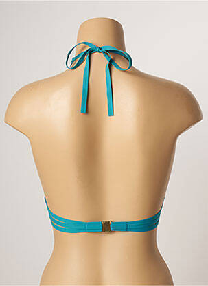 Sutien de costum de baie elasticitate top triunghiuri albastru LA PERLA femeie