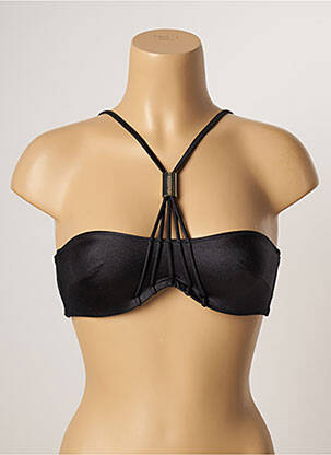 Sutien de costum de baie elasticitate top bentiță negru LA PERLA femeie