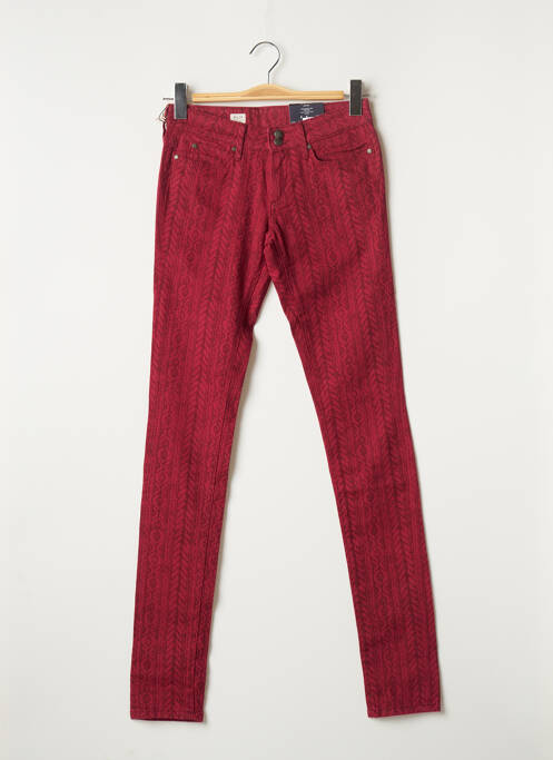 Pantalon slim roșu TOMMY HILFIGER femeie