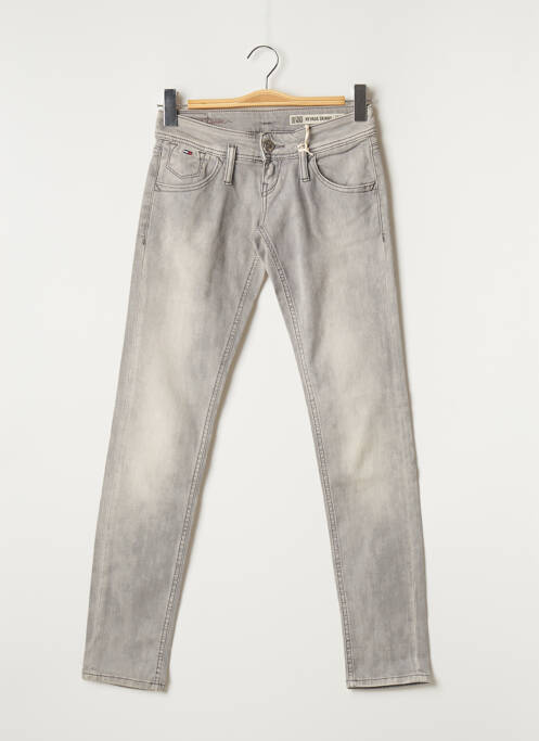 Blugi cu croială slim gri TOMMY HILFIGER femeie