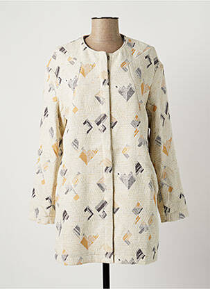 Palton lung bej ONE STEP femeie