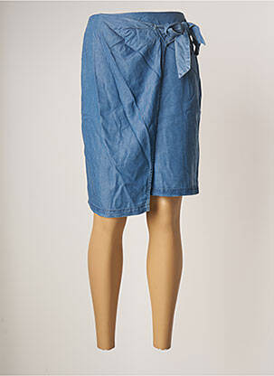 Fustă midi mărime normală albastru ONE STEP femme