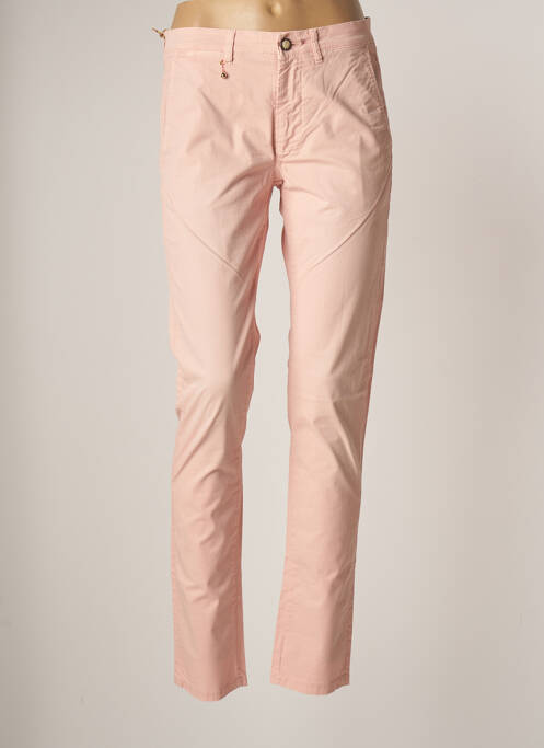 Pantalon chino roz JOE SAN femeie