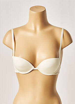 Sutien top sutien push-up top sutien push-up alb IMPETUS femeie