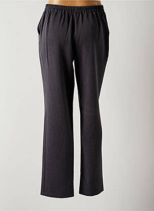 Pantalon drept elasticitate talie înaltă gri QUATTRO femeie