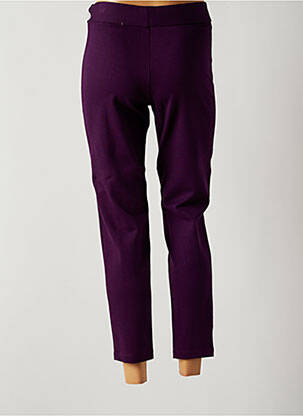Jegging țesătură jersey talie înaltă violet QUATTRO femeie