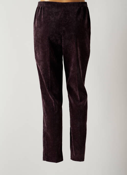 Pantalon drept elasticitate talie înaltă violet QUATTRO femme