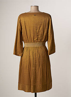 Rochie midi mâneci 3/4 mâneci 3/4 verde LE PETIT BAIGNEUR femeie