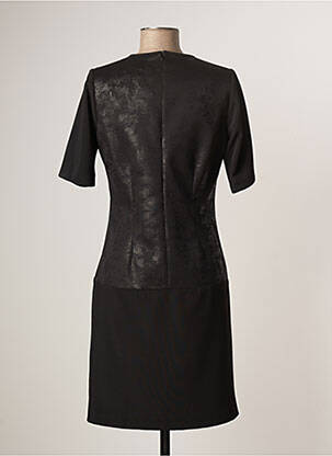 Rochie midi mâneci scurte mâneci scurte negru GUY DUBOUIS femeie