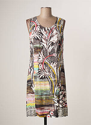 Rochie midi alb FRANCE RIVOIRE femeie