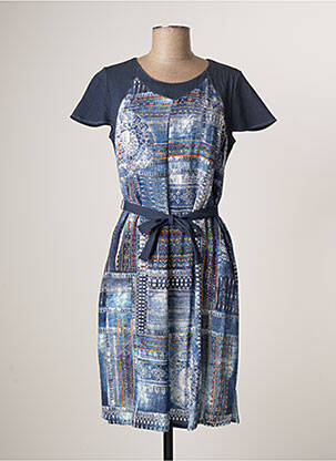 Rochie midi albastru GUY DUBOUIS femeie