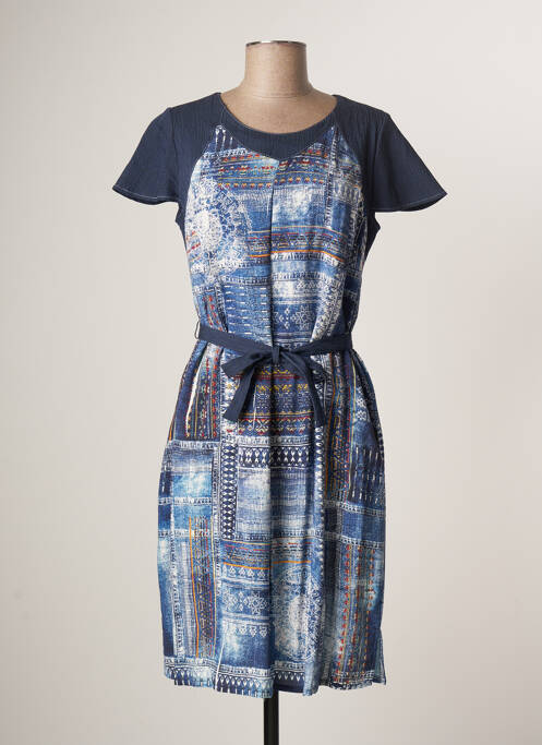 Rochie midi albastru GUY DUBOUIS femeie